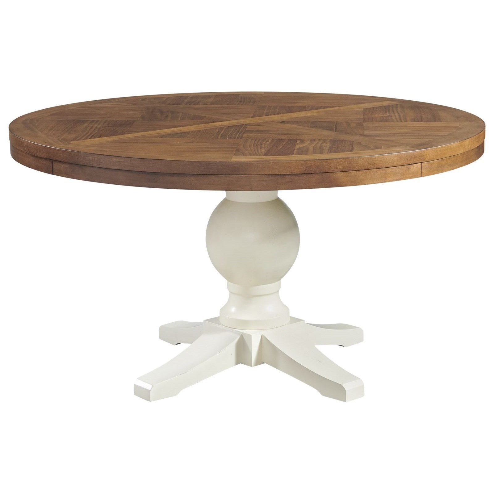 Elements International Park Creek Round Standard Height Dining Table